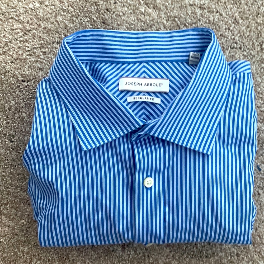 Joseph abound striped men’s button up long sleeve